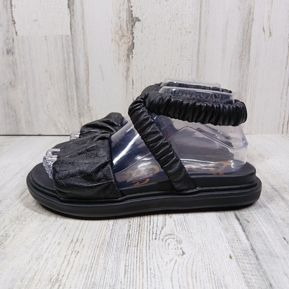 New Sam Edelman Womens Velma Leather Slip On Flat Sandals #791 - Picture 2 of 10